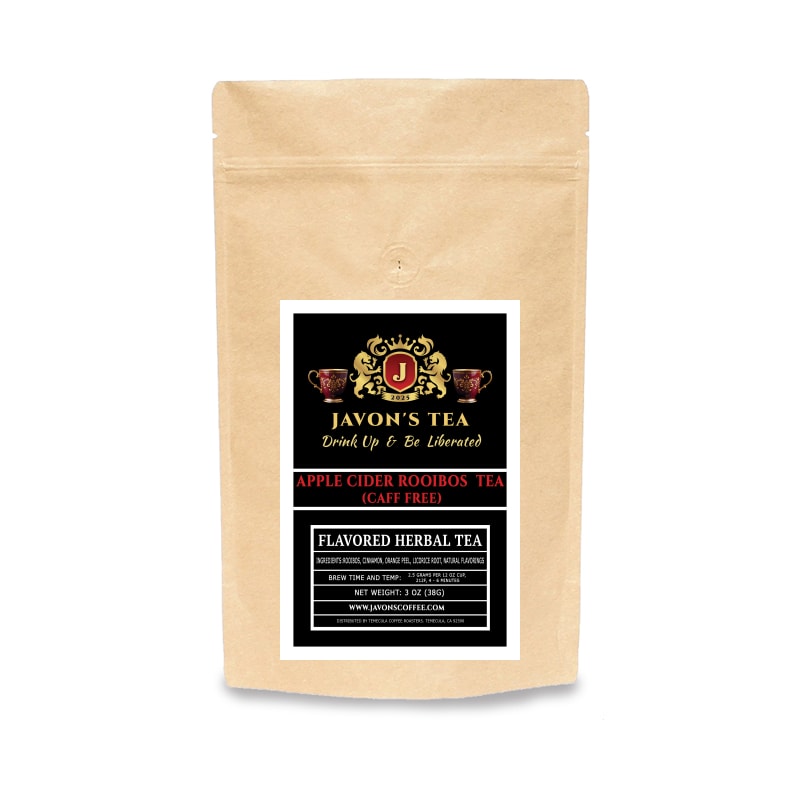 Apple Cider Rooibos Tea, Caffeine Free, Javon's Tea, Javon's Coffee