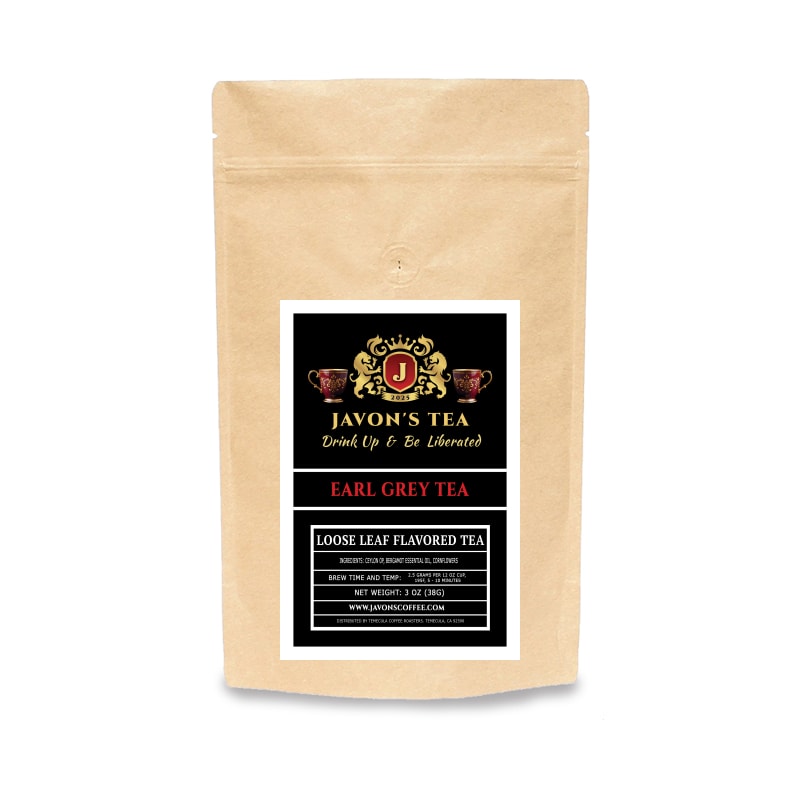 Earl Grey Loose Leaf Tea, Javon's Coffee, Javon's Tea