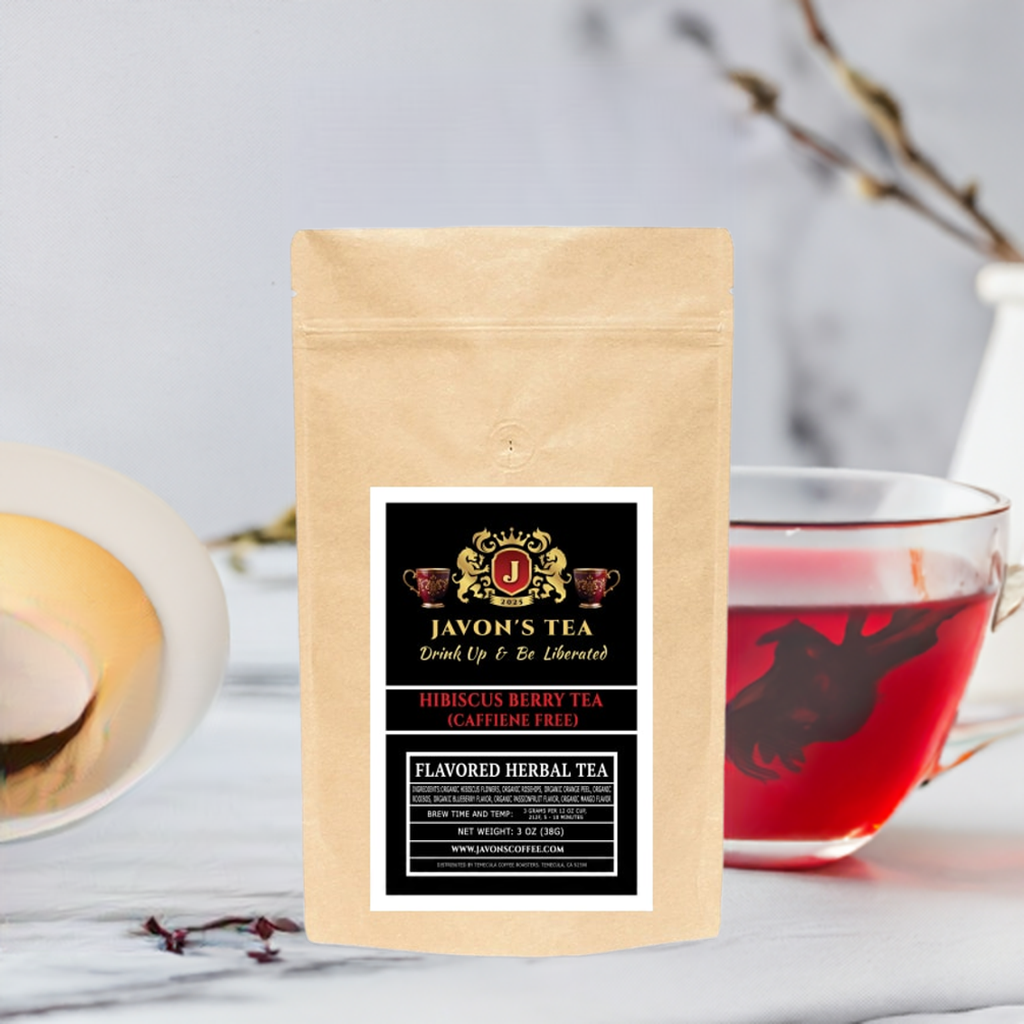 Hibiscus Berry Loose Leaf Tea, Javons coffee, Javons tea, Javon's coffee, Javon's tea