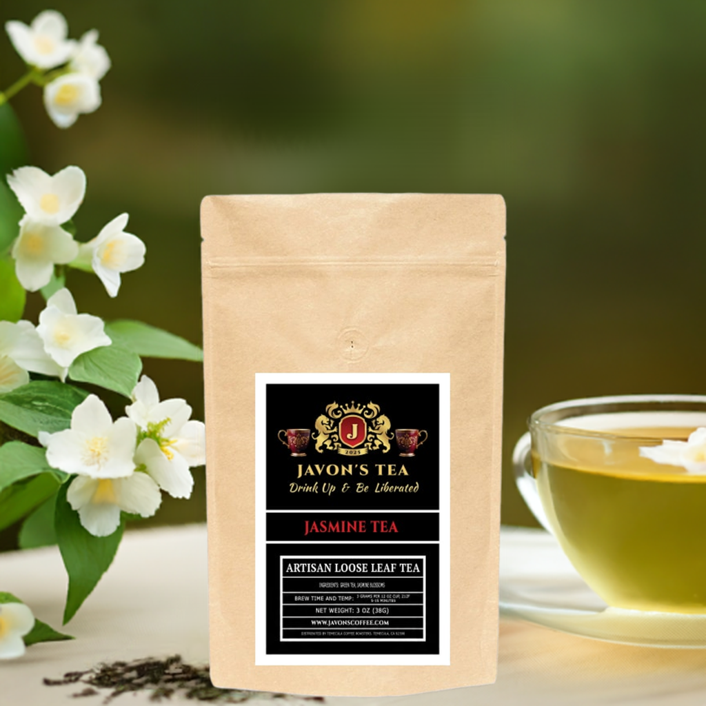 Jasmine Loose Leaf Tea, Javons coffee, Javons tea, Javon's coffee, Javon's Tea