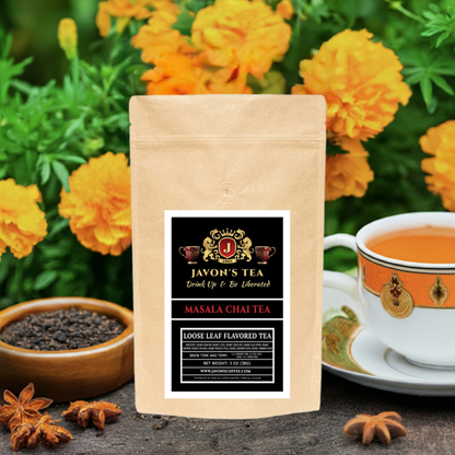 Masala Chai Loose Leaf Tea, Javon's Coffee, Javons coffee, Javon's Tea, Javons tea