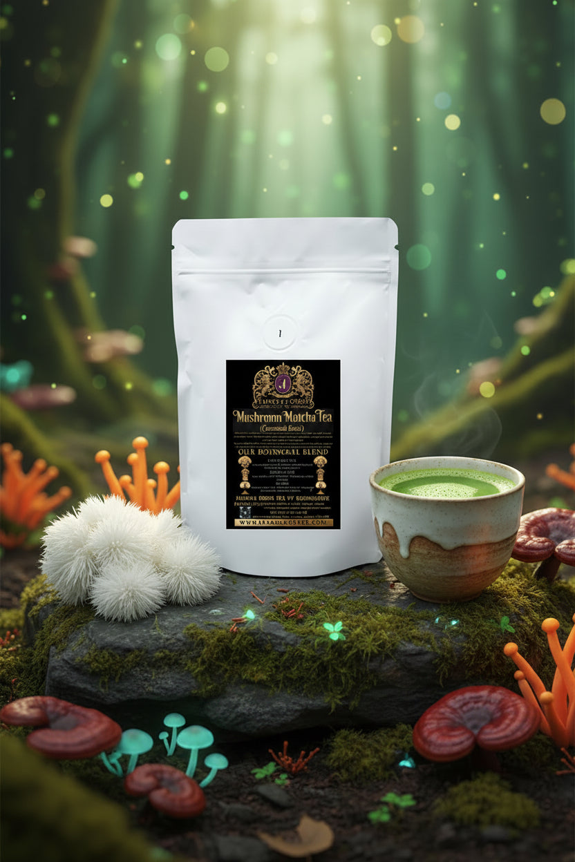 Mushroom Matcha Tea